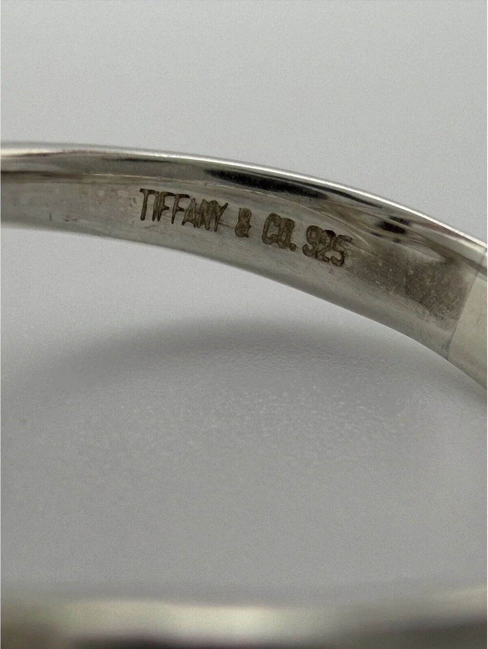 Authentic TIFFANY & Co. Open Wave Ring Size US 5.5 With Box & Pouch